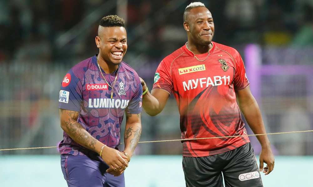 shimron hetmyer and andre russell