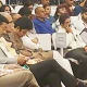 Tejasvi Surya sleeps during PM Narendra Modi address at Rozgar Mela