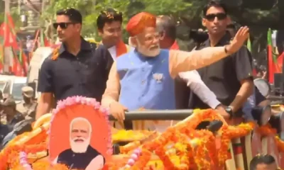 Modi road Show in Bangalore