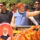 Modi road Show in Bangalore