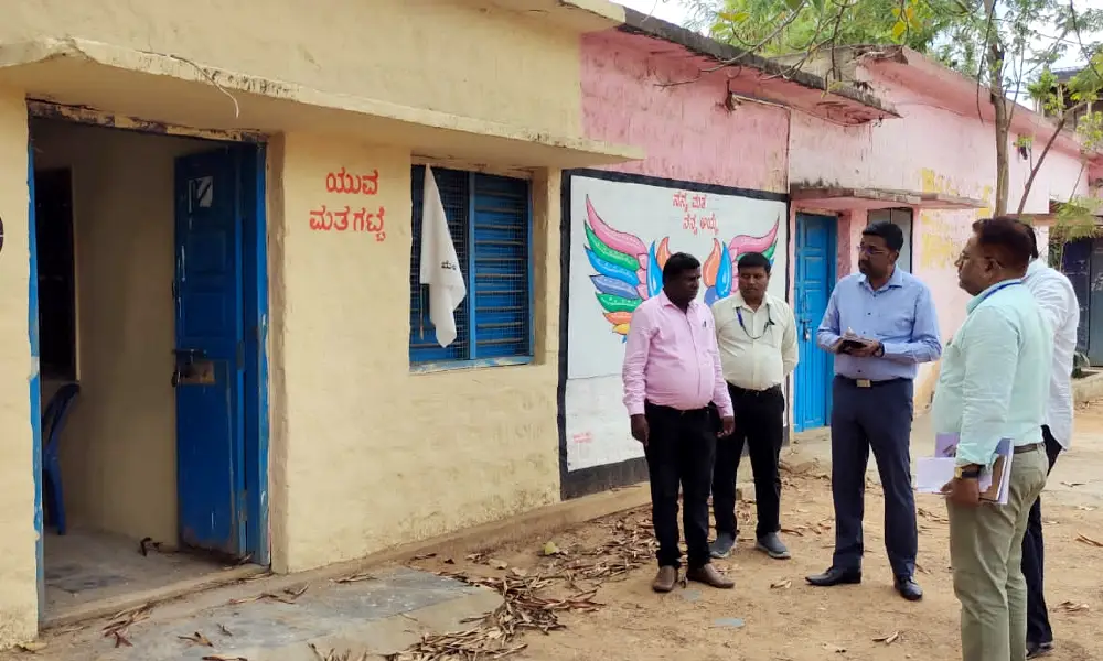 Karnataka election 2023 Karatagi Election observer Swapnil M Naik inspected the polling booths