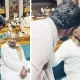 Pratap Simha and Deve Gowda in new Parliament house