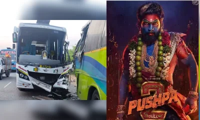 Pushpa 2 Bus Accident