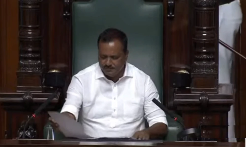 assembly session UT Khader unanimously elected as assembly speaker