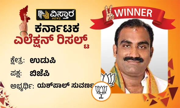 Udupi Karnataka Election results winner Yashpal suvarna