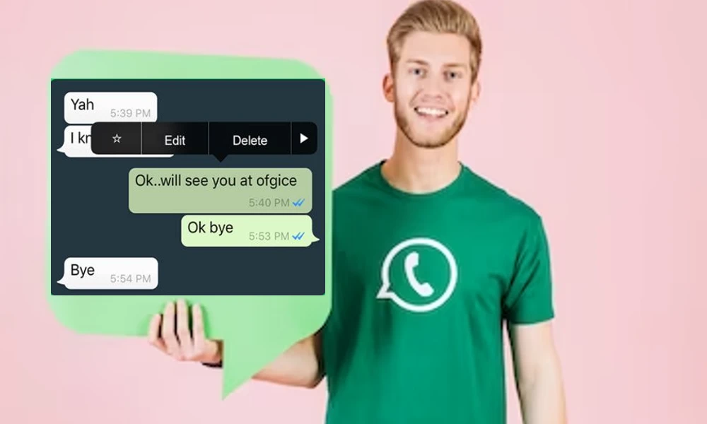 Message Edit feature coming as WhatsApp New Feature