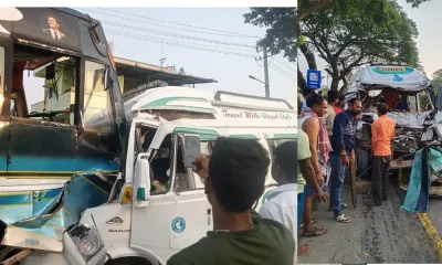 Road accident near Dharwad and Tumkur; three dead