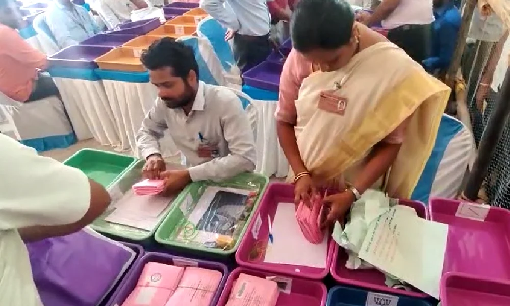 Election counting in chikkaballapura
