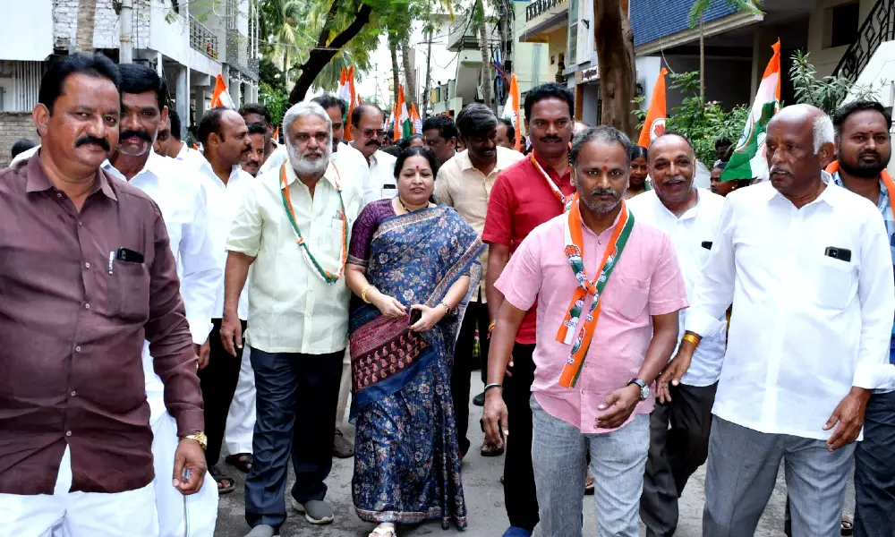 Karnataka election 2023 Vote for Nara Bharat Reddy for a beautiful clean city says Congress leader Nara Pratap Reddy