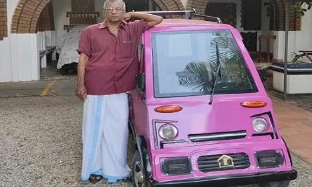 Electric Car How is the electric car made by a 67 year old man in Kerala for daily driving