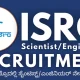ISRO Recruitment 2023 ISRO Recruitment 2023 for Scientist/ Engineer 'SC'