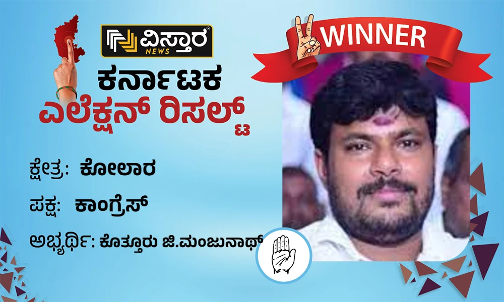 Kolar Election Results Kottur Manjunath wins