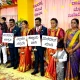 Karnataka election 2023 Newly married couples attract attention by creating voting awareness in marriage hall