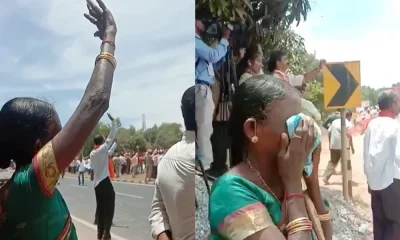 Woman waved at PM Modi's helicopter and burst into tears in mudbidri
