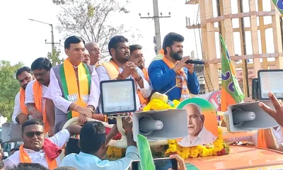 Karnataka election 2023 BJP candidate of Kanakagiri Constituency Dr Mansukh Pratapasimha Road Show