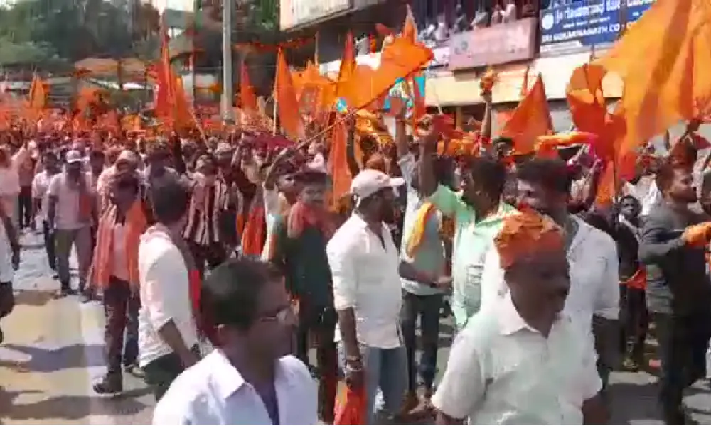 karnataka-election: Independent candidate puttila Road Show in puttur