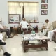 Karnataka Election 2023 Ahead of results, BJP leaders meet at Yediyurappas residence