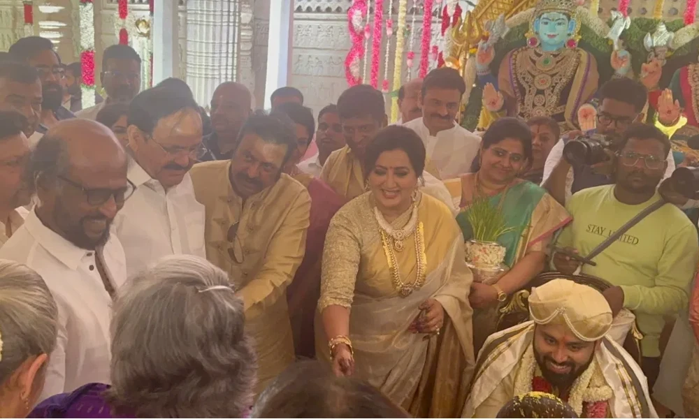 Rajinikanth Came to Abhishek Ambareesh And Aviva marriage