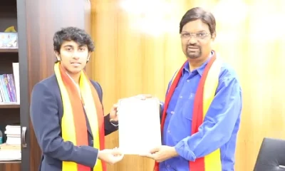 Mahesh Joshi handed over the appointment order letter to Adhish Rajinish Wali