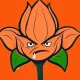 BJP Symbol cartoon AI Image