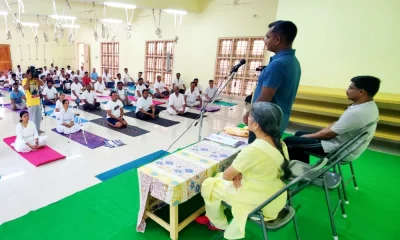 Ballari District SP Ranjith Kumar Bandaru speech on the celebration of International Yoga Day