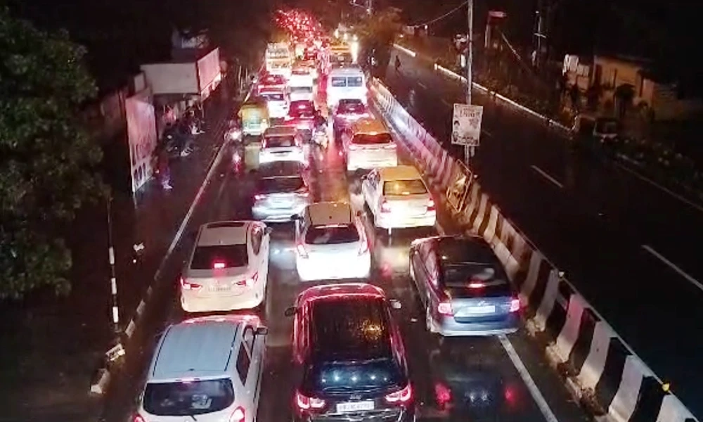 traffic jam in bangalore