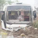 Private bus accident near manvi