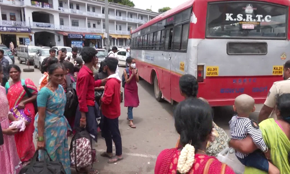 Dharmasthala bus stop