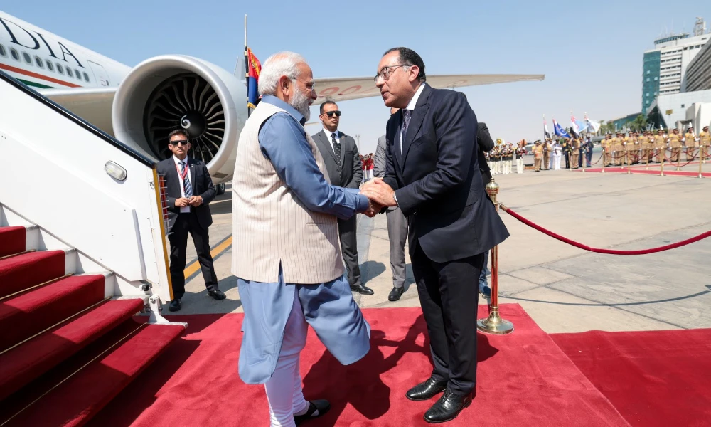 Egypt PM Welcomes Modi