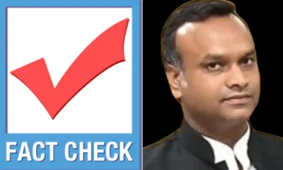 Fact check logo and Priyank Kharge