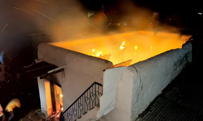 Fire accident in Yaragera village Koppala