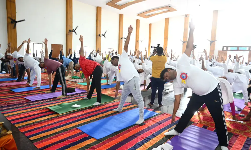 International Yoga Day at karavara