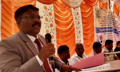 Judge Ravindra L Honole spoke at the World Anti-Child Labor Day programme at Yadgiri