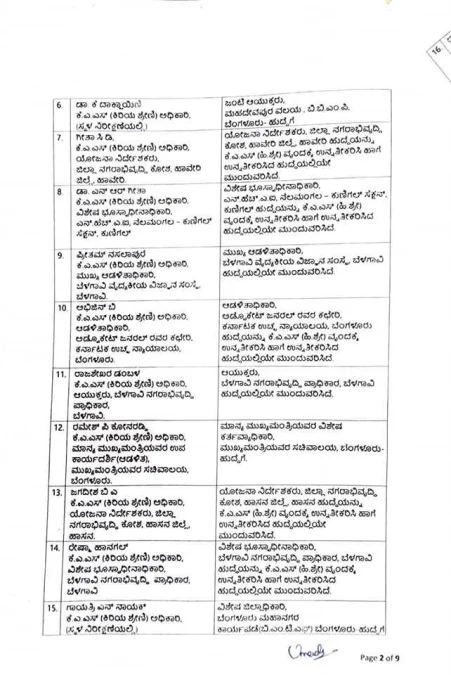 KAS officers transferred 