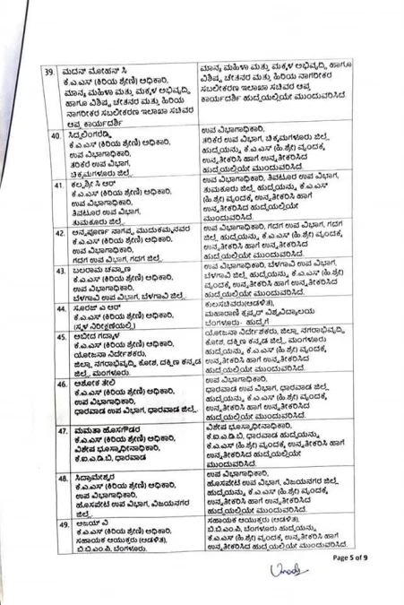 KAS officers list