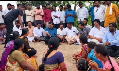 MLA G Janardana Reddy visit Benchikutri village at Gangavathi