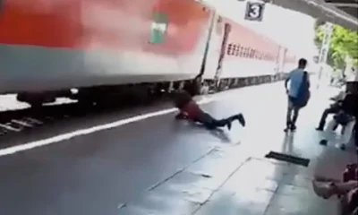 Man fell from moving train