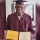 Merrill Pittman Cooper man who gets diploma in 101