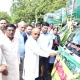 Minister Dr Sharanprakash Patil drives Agricultural Information Chariot in Kalaburagi