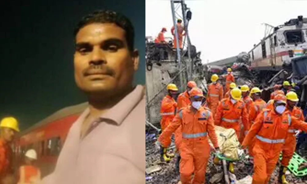 NDRF jawan on leave sent first alert to emergency services about Odisha Train Accident