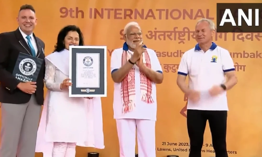 Yoga Day Event At UN Creates Guinness World Record