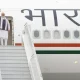 PM Modi On Flight Before leave India to US