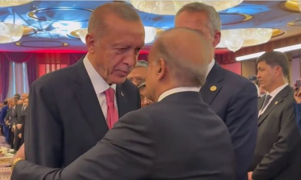 Turkey president denied to hug Pak PM