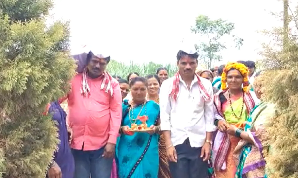 People of Lakshmeshwar in Belagavi marry off donkeys for rain news