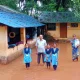 Rainwater entered Kalasinamote School at Honnavara