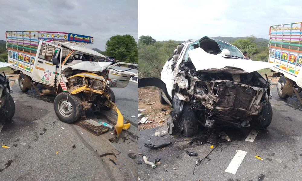 road Accident in chikbalapura