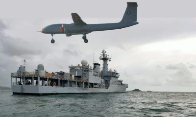 Tapas unmanned aerial vehicle that successfully flew in karwar