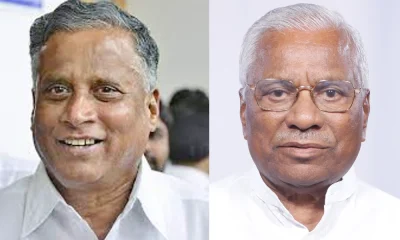 Ex Minister V Somanna and MP GS Basavaraj
