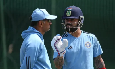 Virat kohli and Rahul dravid