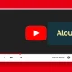 YouTube logo with Aloud Logo